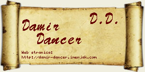 Damir Dancer vizit kartica